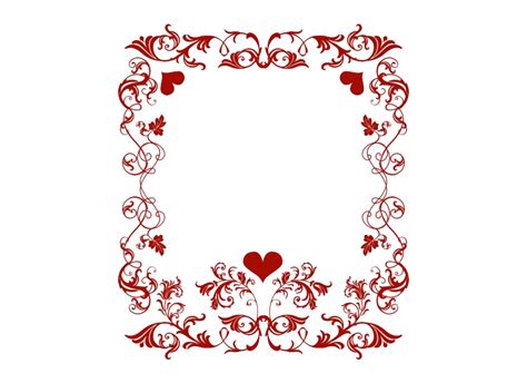 Valentines Day Border PNG Transparent Images | PNG All