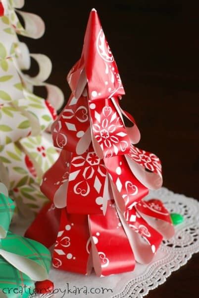 How to make wrapping paper Christmas trees