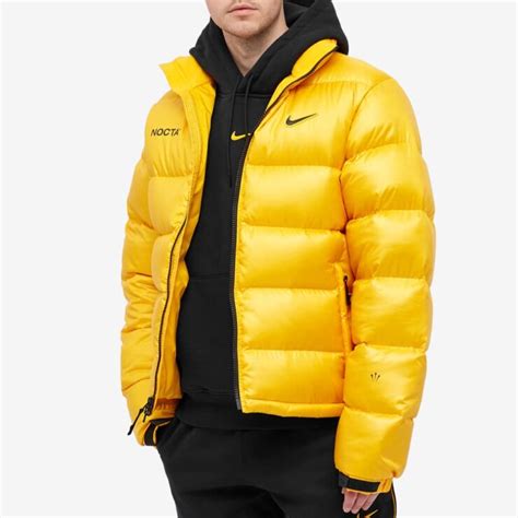 Nike x Drake NOCTA Puffer Jacket 'University Gold' | MRSORTED