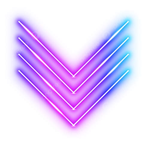 Colorful Neon Arrow Background, Neon Arrow, Arrow, Neon PNG and Vector with Transparent ...