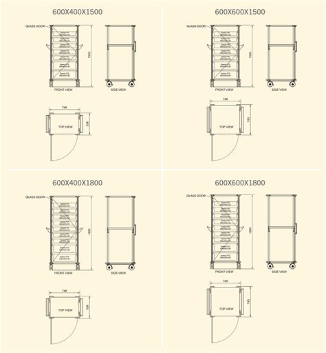 Glass Door Carts – SpaceLogic Group Pty Ltd