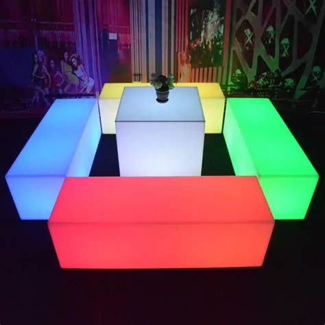 Light Up RGB LED Coffee Table Set | peacecommission.kdsg.gov.ng