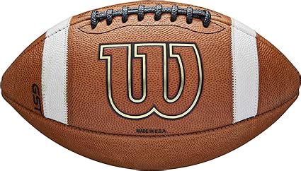 Amazon.com : WILSON Sporting Goods GST Game Football - Official Size ...