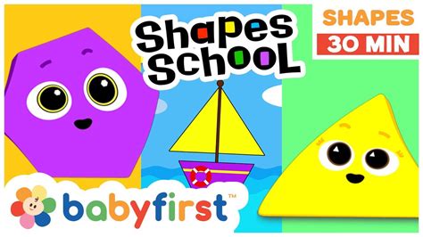 New Show - Shapes School | Educational videos for kids | Learning Shapes for kids | Baby First ...