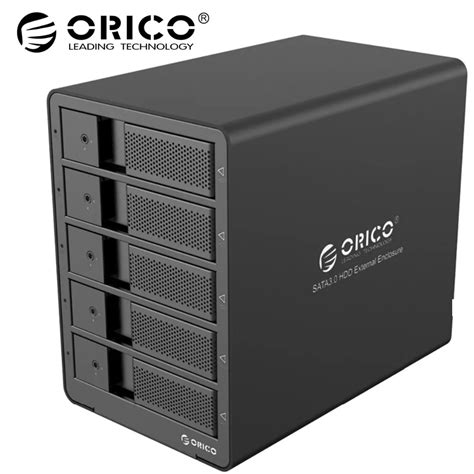 ORICO 9558RU3 BK 5 bay 3.5'' USB3.0 ESATA Raid HDD External Enclosure ...