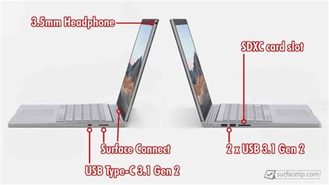 What's ports on Microsoft Surface Book 3? - SurfaceTip