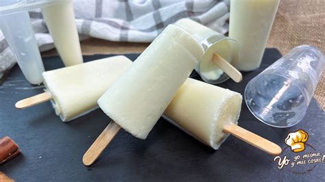 La mejor RECETA de HELADO para este Verano ⭐ Paleta o Polo helado de leche - YouTube