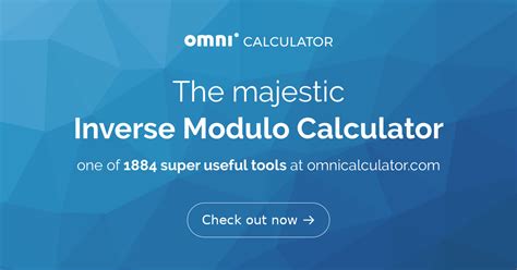 Inverse Modulo Calculator | Definition | Examples