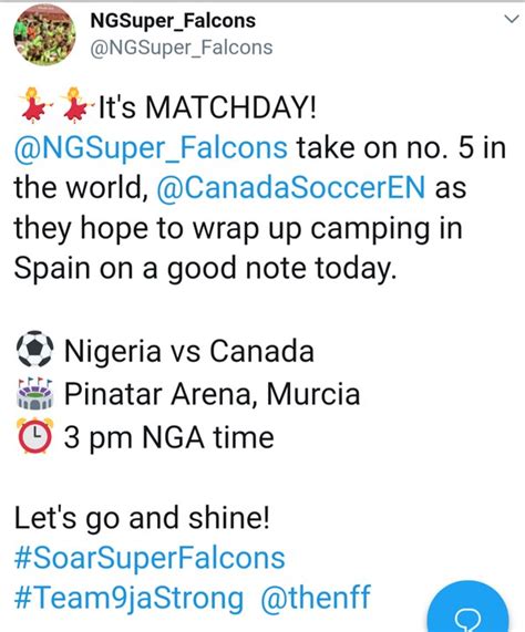 Canada Vs Nigeria: Women's Friendly - 2 - 1 (Full Time) - Sports - Nigeria