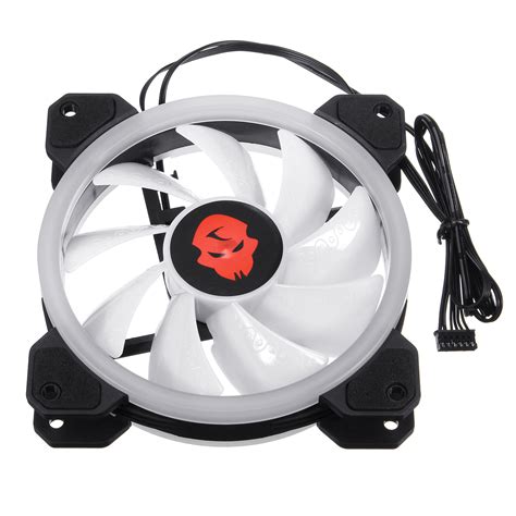 Coolman 1PCS 120mm Adjustable RGB LED Light Computer PC Case Cooling Fan – Alexnld.com