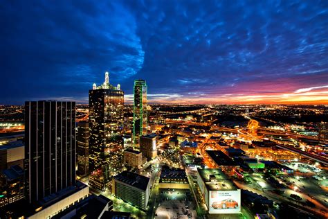 Houston Buildings Skyscrapers Night Lights wallpaper | 1500x1001 ...