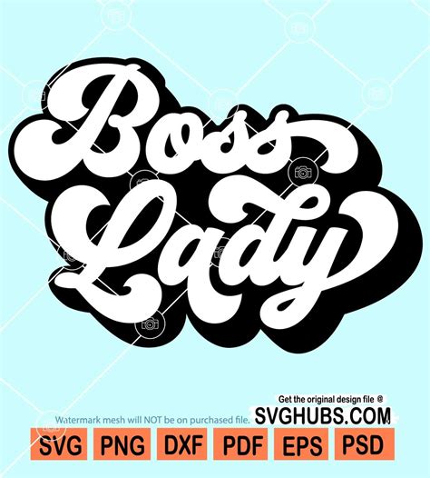 Boss lady retro svg, Boss lady svg, boss woman svg, boss girl svg ...