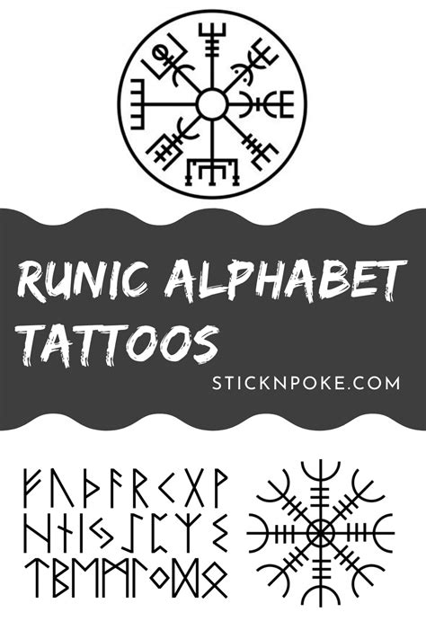 Runic alphabet tattoos – Artofit