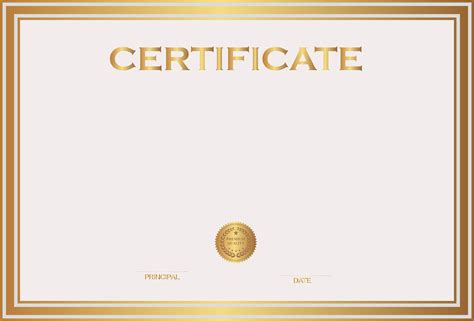 Certificate Template Free PNG Image | PNG All