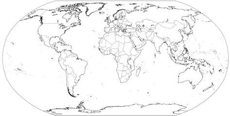 Printable World Map Blank 1 – Free download and print for you.