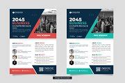 Business conference flyer template | Flyer Templates ~ Creative Market