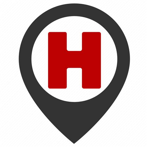 Hospital, location, map, pin icon - Download on Iconfinder