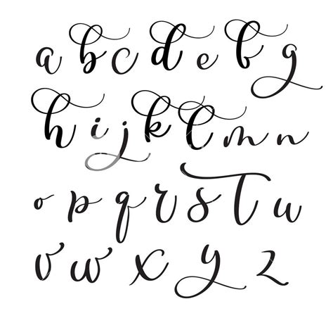 Free Alphabet Calligraphy for download | Calligraphy handwriting ...