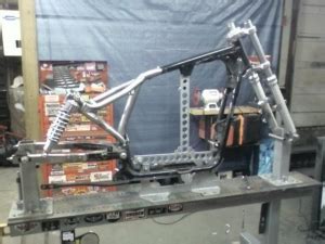 Homemade Motorcycle Frame Fixture - HomemadeTools.net