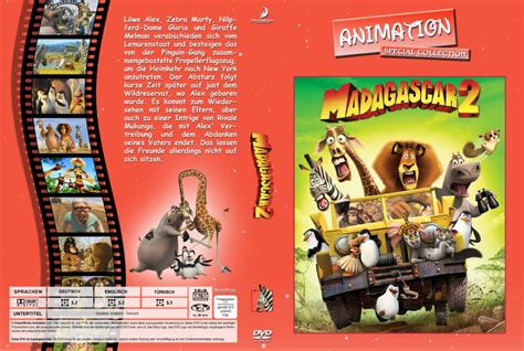 Madagascar 2 dvd cover (2008) R2 German