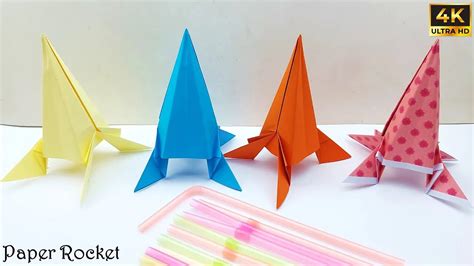 How to Make Paper Rocket Launcher | Handmade Paper Toys | Origami Rocket | Easy Paper Crafts