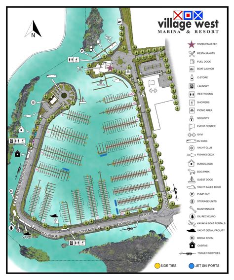 Marina Map - Village West Marina & Resort