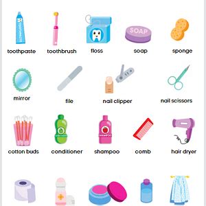 (b60016) Hygiene and Body Parts Activity List | Ambiki