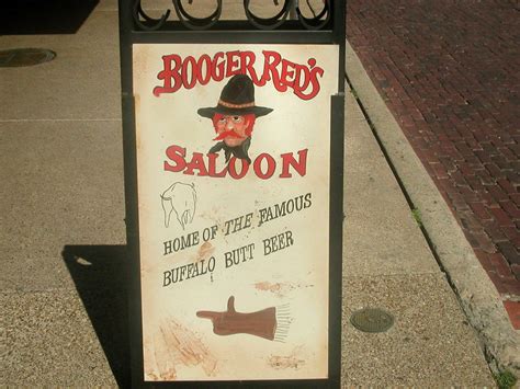 booger reds.JPG | Outdoor sign for Booger Red's Saloon, adve… | Flickr