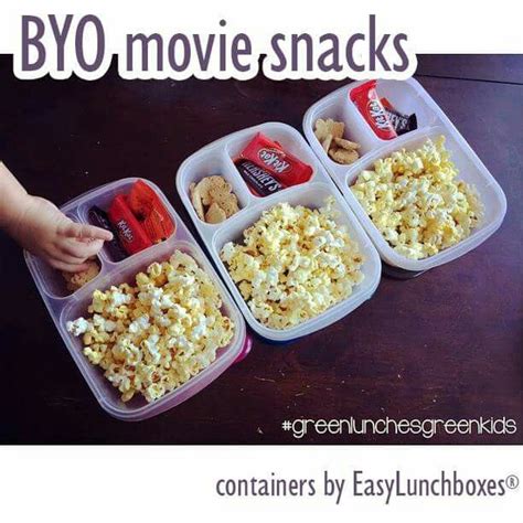 Pack your own drive in or movie at the park snacks! (With images) | Movie night snacks, Movie ...