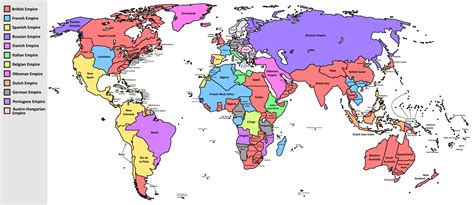 The Entire World Colonised by European Empires : r/imaginarymaps