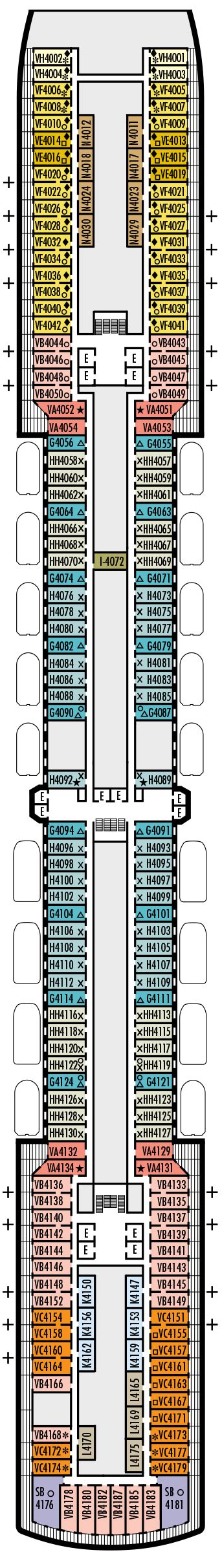 Eurodam Deck Plans | CruiseInd