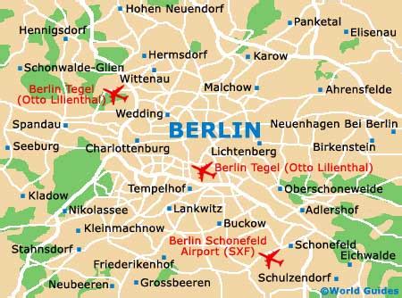 Map of Berlin Schonefeld Airport (SXF): Orientation and Maps for SXF ...