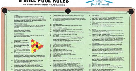 35 Best Pictures 8 Ball Pool Rules And Regulations - 8 Ball Rules How ...