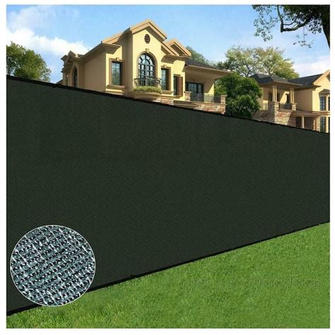 ORION 6 ft. x 50 ft. Green Privacy Fence Screen Netting Mesh with ...