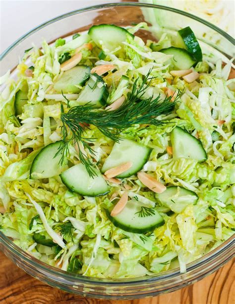 Cucumber Cabbage Salad - Tatyanas Everyday Food