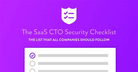 Protect your applications from cybersecurity threats by following the SaaS CTO Security ...