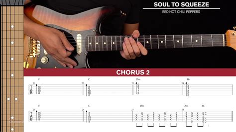 Soul To Squeeze Guitar Cover Red Hot Chili Peppers 🎸|Tabs + Chords ...