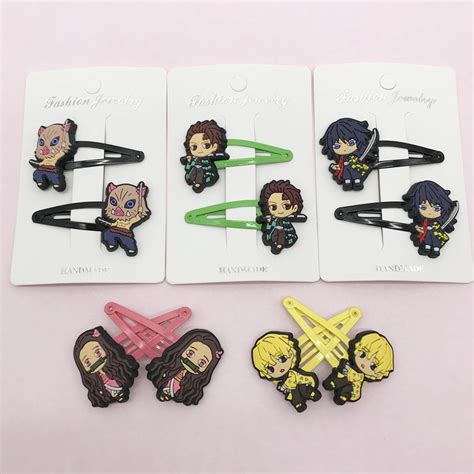 5 Styles Demon Slayer: Kimetsu no Yaiba Hair Clip