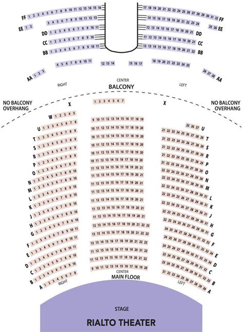 Seating Charts | Tacoma City Theaters