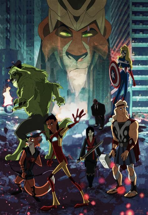 Disney Characters as the Avengers - The Avengers Photo (37572971) - Fanpop