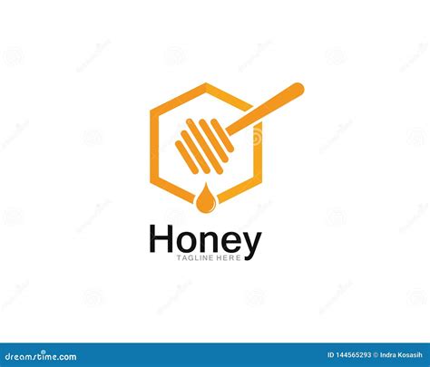 Honey Logo Template Design Vector, Emblem, Design Concept Stock Vector - Illustration of nature ...