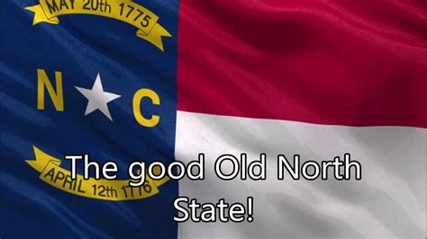 State Anthem of North Carolina - "The Old North State" - YouTube