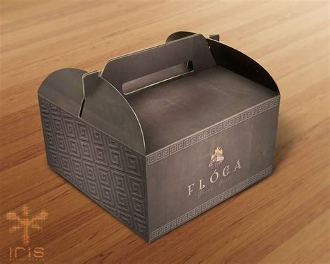 take away box for a restaurant | Dessert packaging design, Food ...