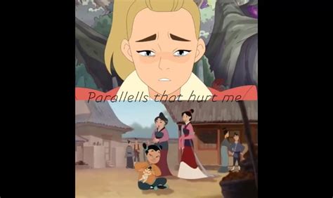 Parallels that hurt me. Mulan vs She-Ra. : r/catradora