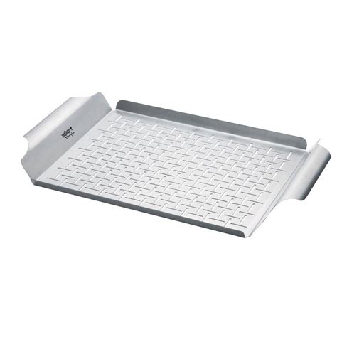 Weber Stainless Steel Grill Pan-6435 - The Home Depot