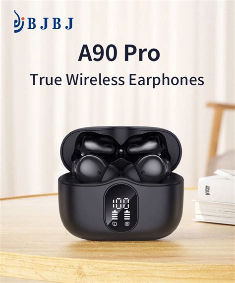 BJBJ A90 Pro TWS Earbuds with Digital Display