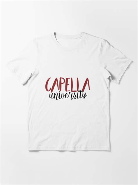 "Capella University" T-shirt for Sale by mynameisliana | Redbubble ...