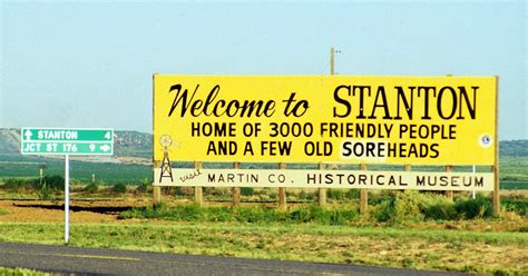 Geographically Yours Welcome: Stanton, Texas