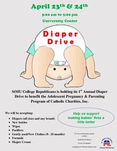 Diaper drive ideas on Pinterest