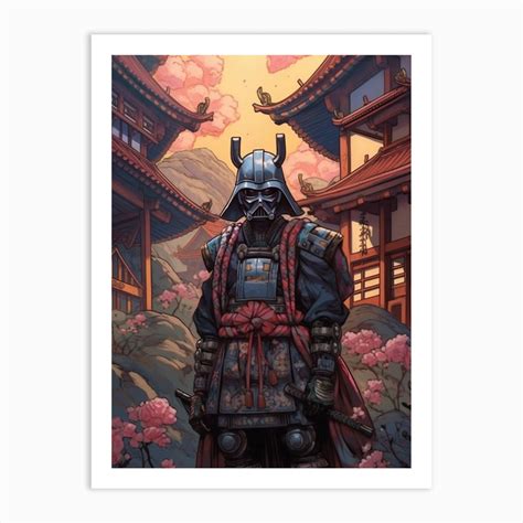 Darth Vader Anime Style 2 Art Print by Print Cult - Fy